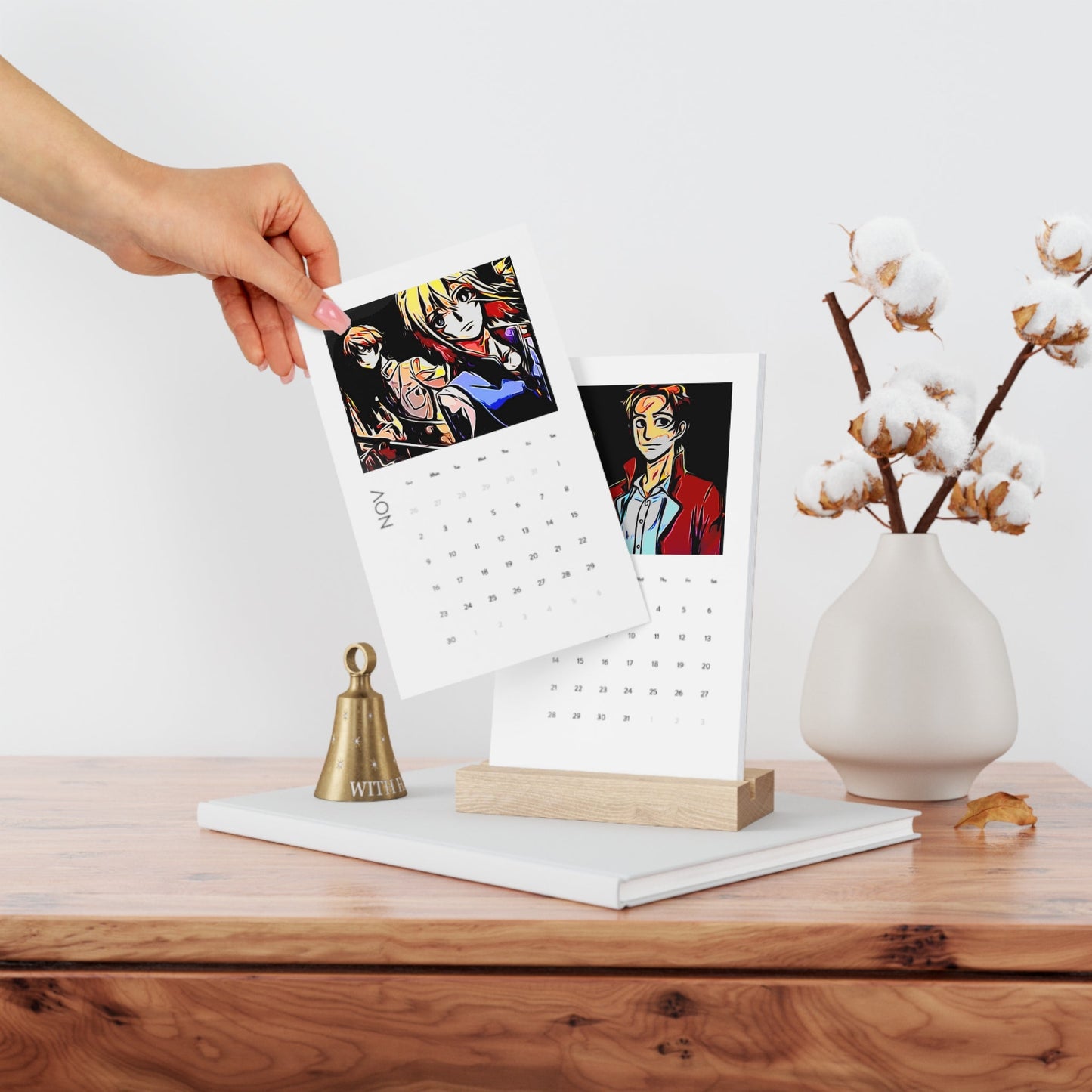 2025 Family Vertical Desk Calendar