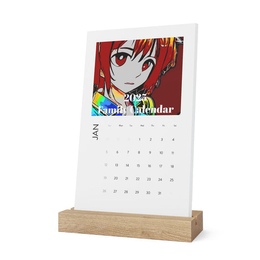 2025 Family Vertical Desk Calendar